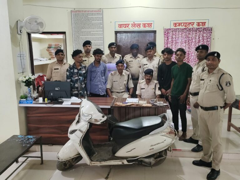 लूट की योजना बनाकर अंधेकत्ल की घटना को अंजाम देने के चार आरोपी जेल दाखिल