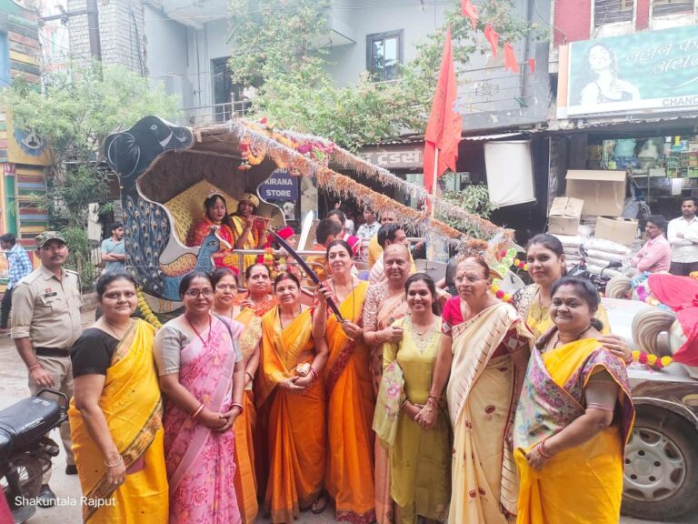 जागृति महिला जनकल्याण समिति ने किया भव्य रैली का स्वागत