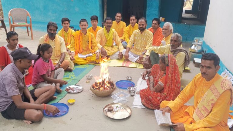 गायत्री जयंती पर सुकली में गृहे-गृहे हुआ गायत्री महायज्ञ, विश्व शांति और पर्यावरण संरक्षण की हुई कामना